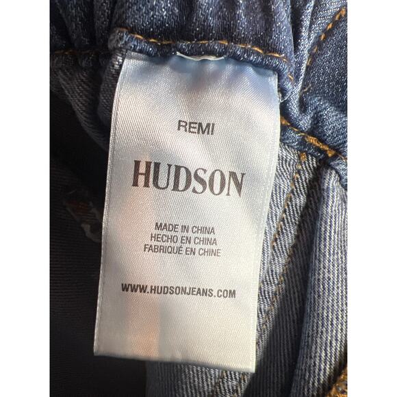 Hudson Jeans Remi High Rise Straight Leg Jeans Elastic Waist Women's 28 / 6 - Picture 8 of 12